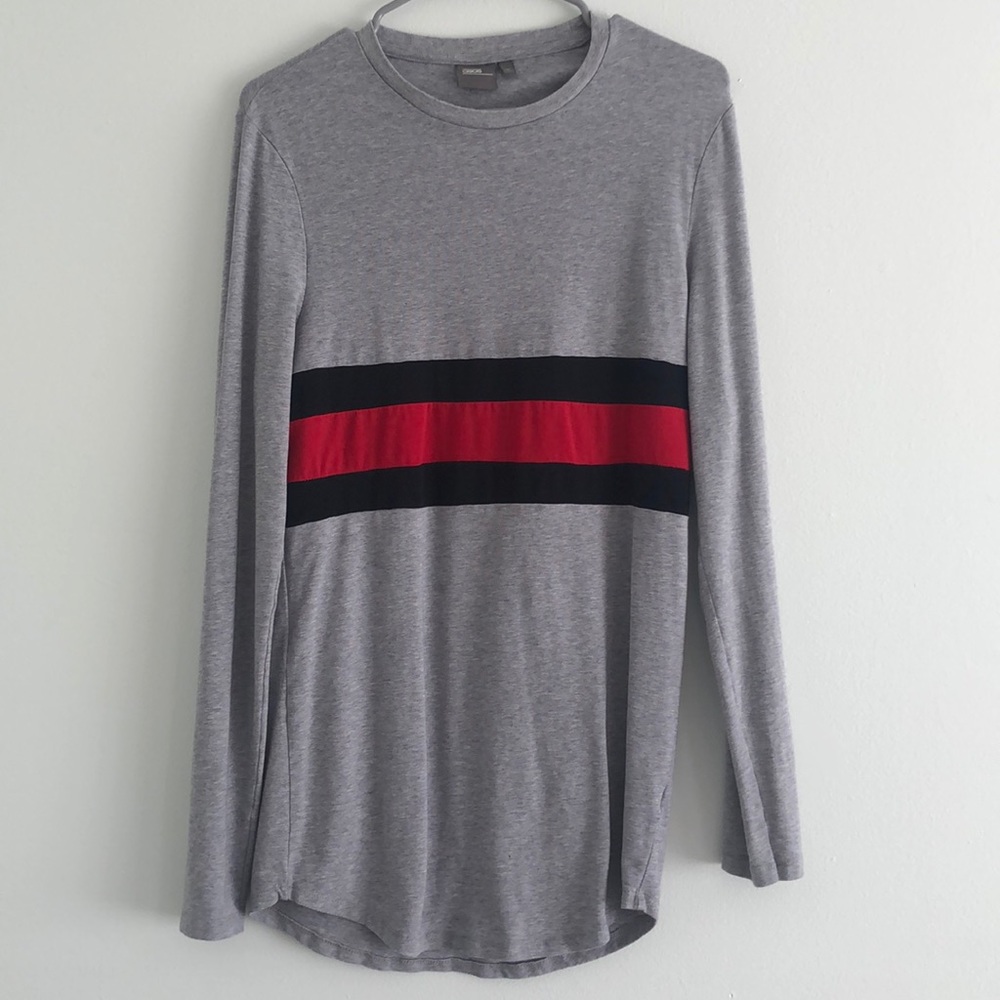 Grey ASOS long sleeve shirt